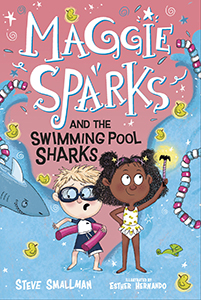 Cover Art for Maggie Sparks and the Swimming Pool Sharks